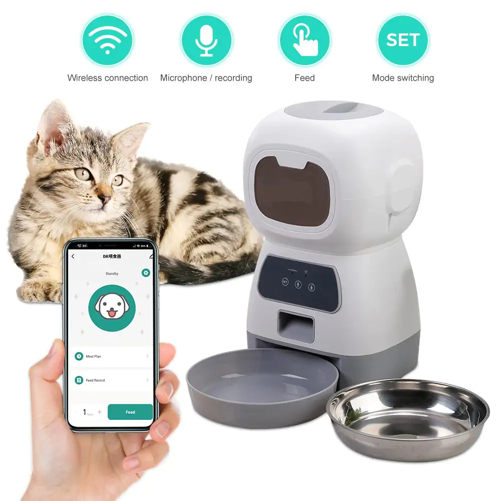 Automatic Feeder for Small Dogs and Cats