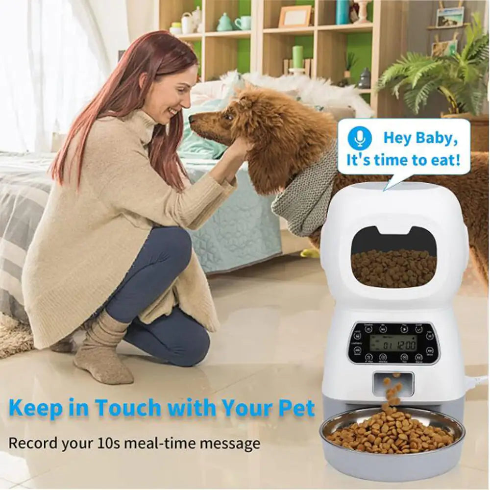 Automatic Feeder for Small Dogs and Cats