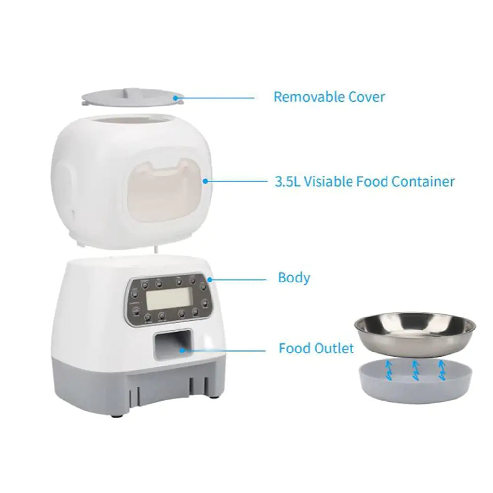 Automatic Feeder for Small Dogs and Cats