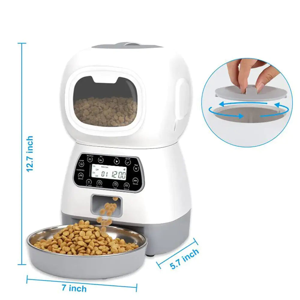 Automatic Feeder for Small Dogs and Cats