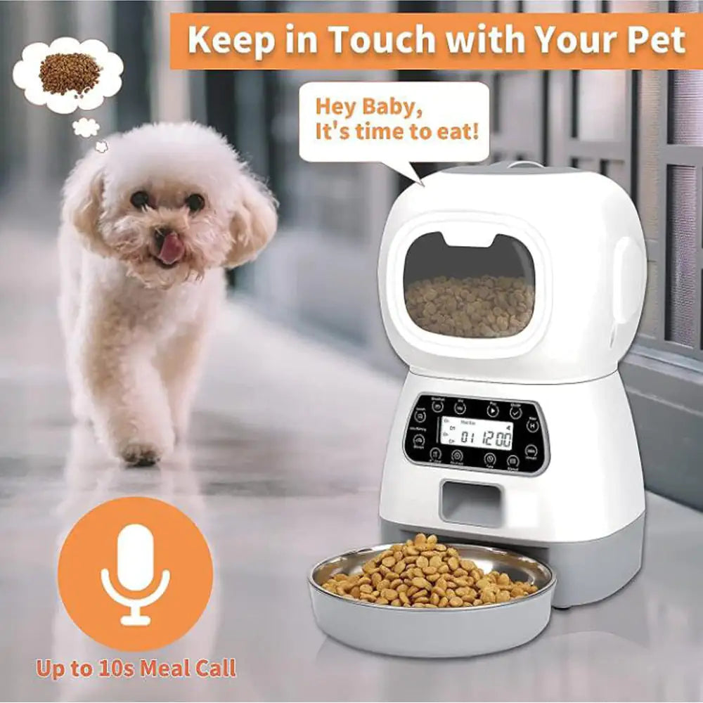 Automatic Feeder for Small Dogs and Cats